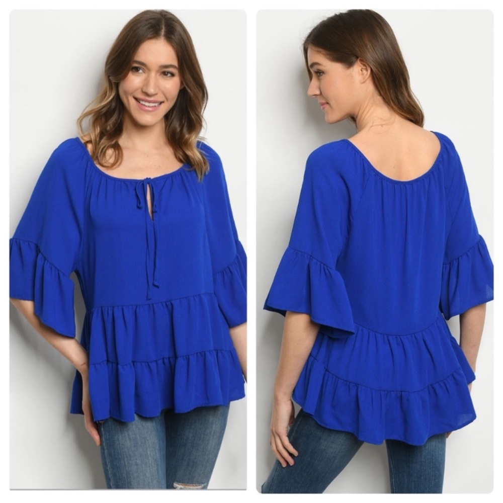 New Medium Royal Blue Top